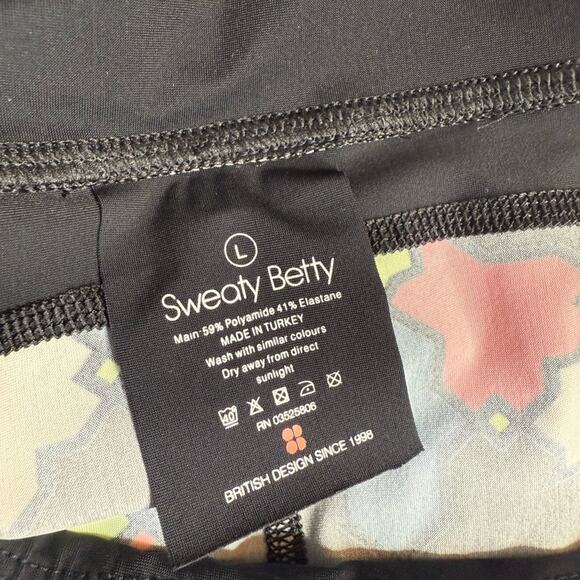 Sweaty Betty Zero Gravity Cropped Athletic 21” Leggings W1077 Sz L - Picture 9 of 9